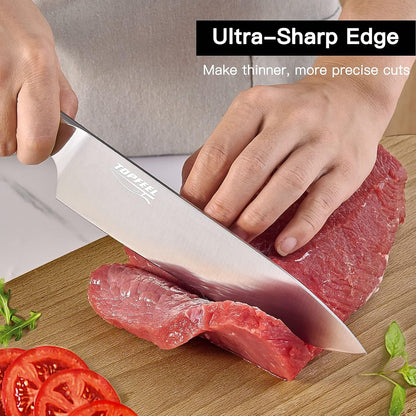 3PCS Chef Knife Set, German High Carbon Steel2