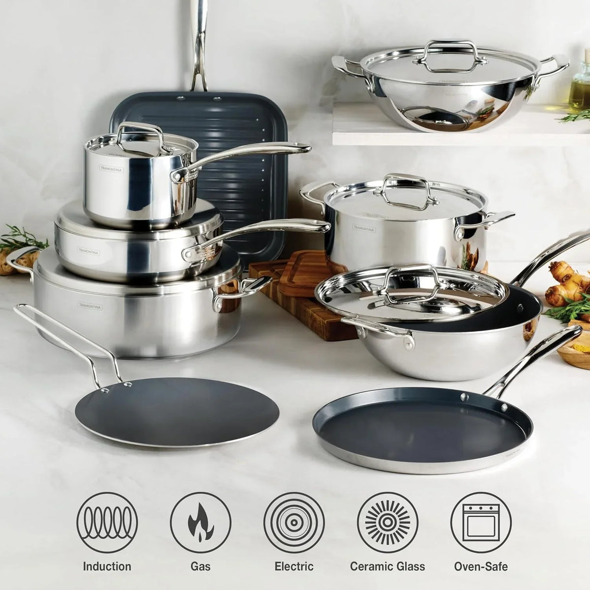 utsava-tri-ply-clad-stainless-steel-3-75-quart-wok-with-lid-ceramic-non-stick-interior-induction-ready-cooking-pan