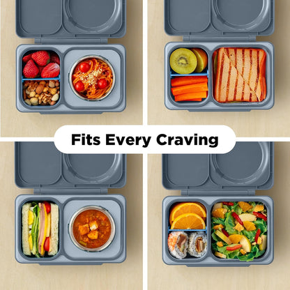 box up Kids Insulated Bento Box, Graphite8