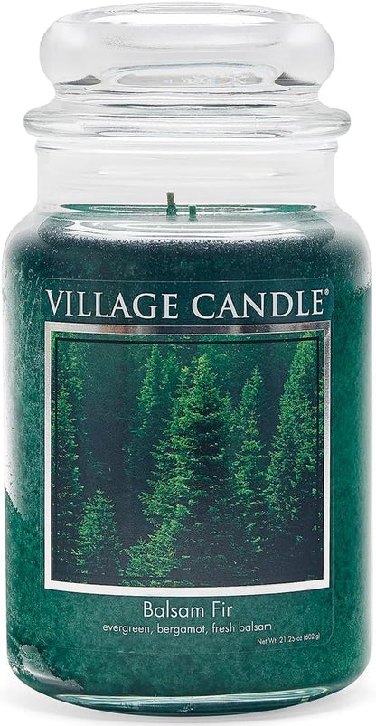 Balsam Fir Large Apothecary Jar, Scented Candle, 21.25 Oz., Green1
