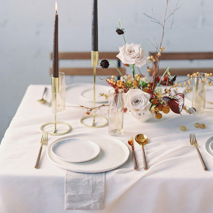 6 Pack White Table Cloth Rectangle 60X102 Inch Tablecloth Fit 6FT | Wrinkle Resistant Polyester Tablecloths for 6 Foot Rectangle Tables Washable Fabric Table Covers for Party, Wedding Banquet6