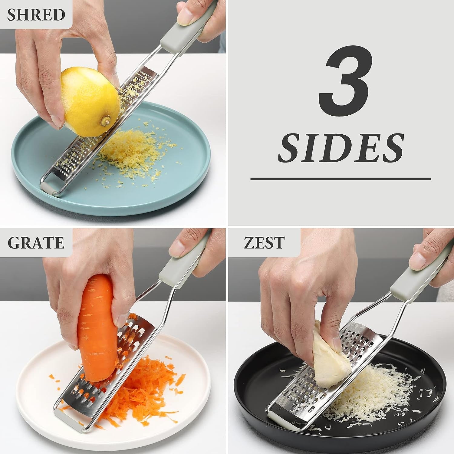 cheese-grater-citrus-zester-lemon-zester-pack-of-3-304-stainless-steel-a-sharp-tool-for-parmesan-cheese-ginger-garlic-nutmeg-chocolate-vegetables-fruits-dishwasher-safe-clear