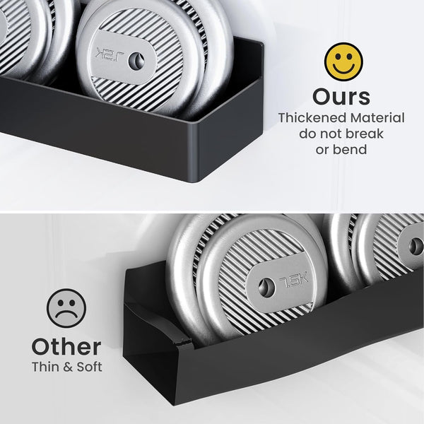 Magnetic Spice Rack for Refrigerator, Kitchen Organizer and Storage Shelf, Black (4 Pack)…8
