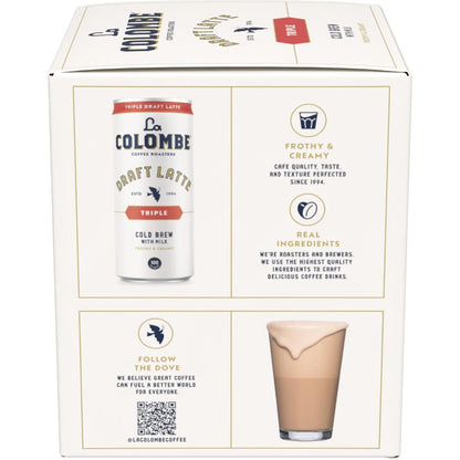 La Colombe, Latte Draft Triple, 9 Fl Oz, 4 Pack4