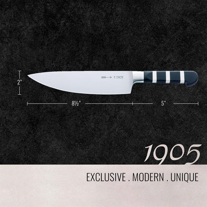 F. DICK – 1905 Chef Knife - Classic Kitchen Knife with 8.3" Blade & 56 HRC - Ideal for Meat & Vegetables - High Carbon - Stainless Steel - Ultra Sharp - Ergonomic Handle2