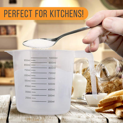 Plastic Measuring Cups with Handles - 32 Oz (1000 Ml)4