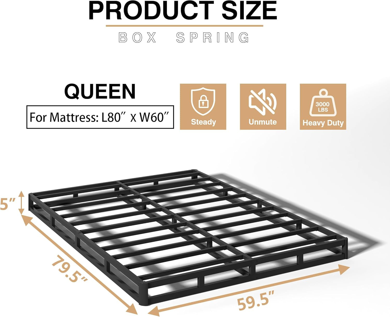 5-inch-box-spring-for-queen-bed-heavy-duty-metal-mattress-foundation-3000-lbs-capacity-low-profile-noise-free-easy-assembly-with-fabric-cover