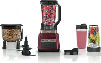 Ninja professional blender system with multiple pitchers and blades for smoothies and food prep1