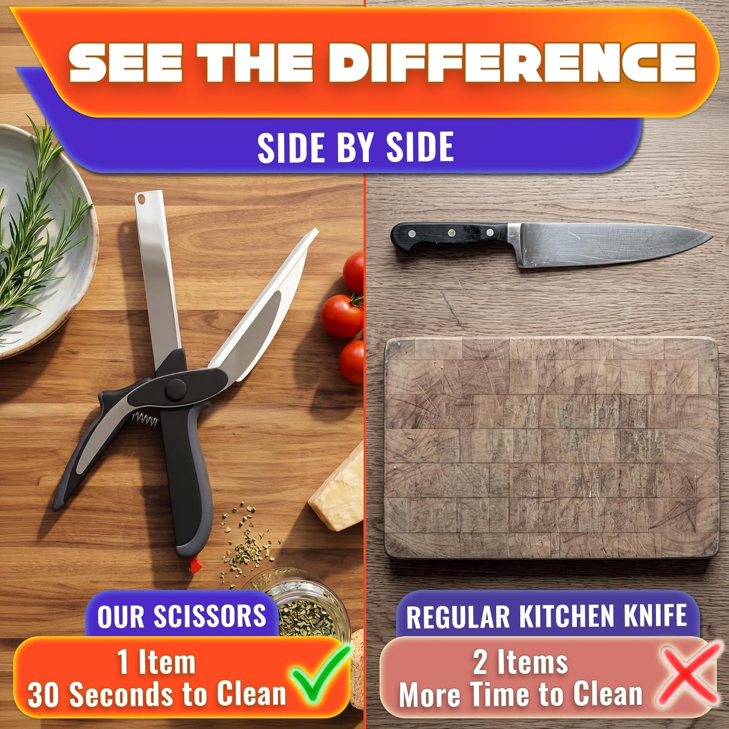 2-in-1-kitchen-scissors-for-food-with-cutting-board-safety-lock-stainless-steel-cutting-board-scissors-for-soft-veggies-fruit-cheese-tomato-knife-alternative-9-5-dishwasher-safe