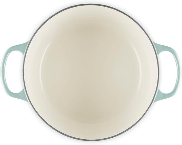 Le Creuset Enameled Cast Iron Signature Deep round Oven, 6.5 Qt., Sea Salt3