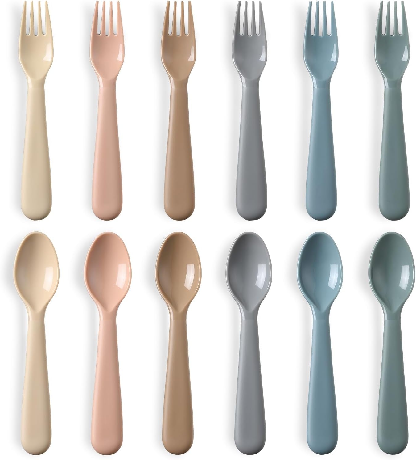 12-pieces-toddler-utensils-set-plastic-spoons-and-forks-set-for-kids-children-safe-flatware-plastic-reusable-cutlery-bpa-free-dishwasher-safe