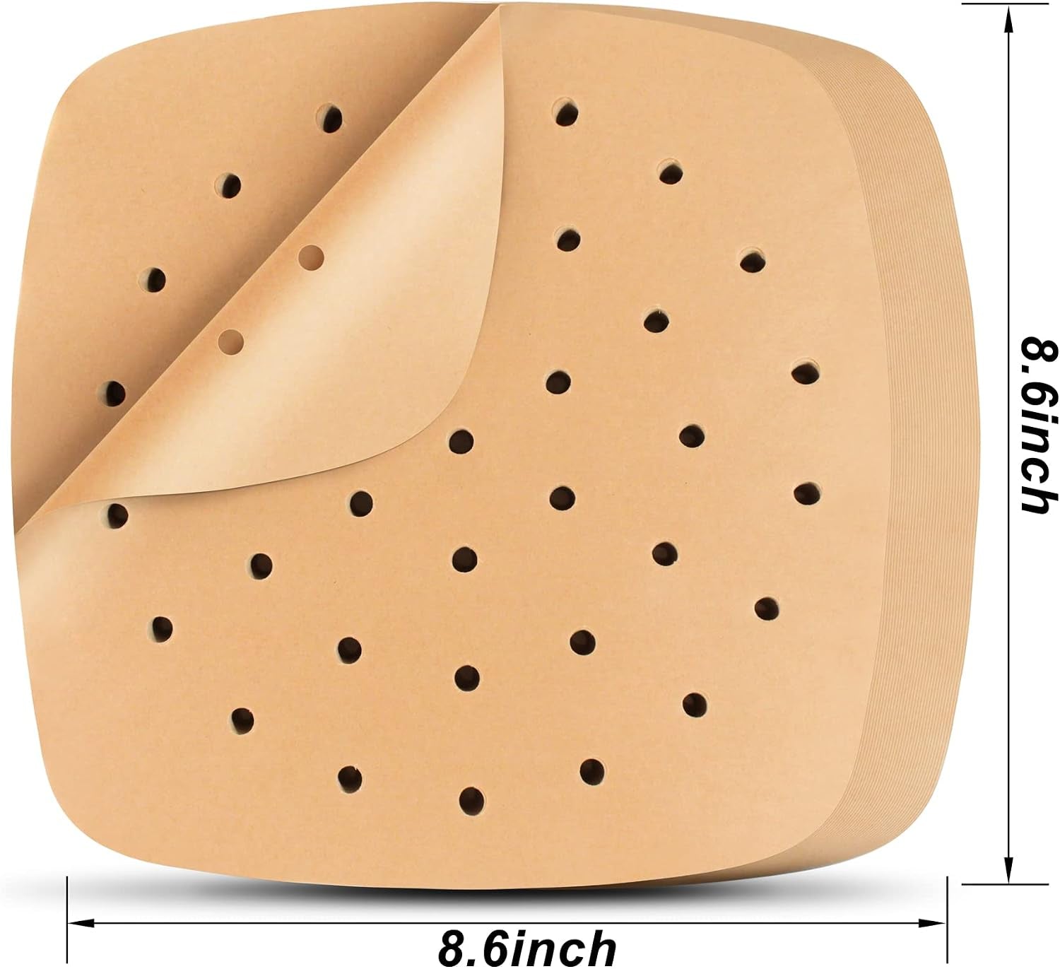 air-fryer-liners-200pcs-square-8-5-inch-perforated-parchment-paper-sheets-for-baking-parchment-paper-for-air-fryer-and-bamboo-steaming-basket-unbleached