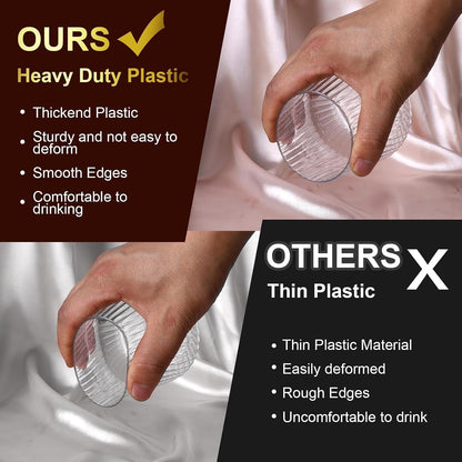 Plastic Wine Glasses, 14Oz Unbreakable Plastic Cocktail Glasses, 40 Pack | Plastic Wine Glasses,Champagne Flutes,Unbreakable,Shatterproof,Recyclable,Wedding,Toasting,Disposable, Birthday,Bar,Bpa-Free3