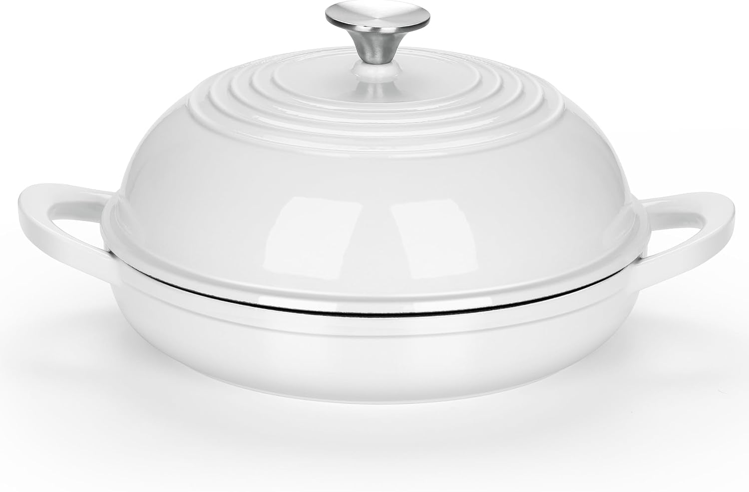dutch-oven-for-sourdough-bread-baking-6-qt-round-enameled-cast-iron-dutch-oven-for-homemade-artisan-bread-dome-lid-shallow-base-matte-black-interior-durable-oven-safe-to-500-white