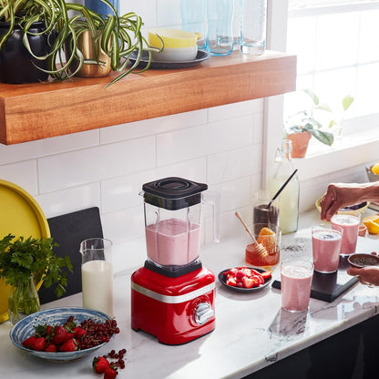 Kitchenaid K150 3 Speed Ice Crushing Blender with 2 Personal Blender Jars - KSB1332Y - Passion Red4