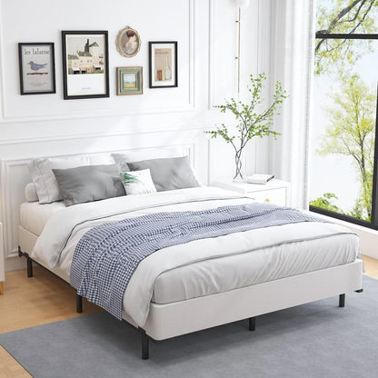 7 Inch Box Spring Queen Mattress Foundation with Easy Clean Cover | 3000Lbs Weight Capacity, Heavy Duty Metal, Non-Slip, No Noise, Easy Assembly2