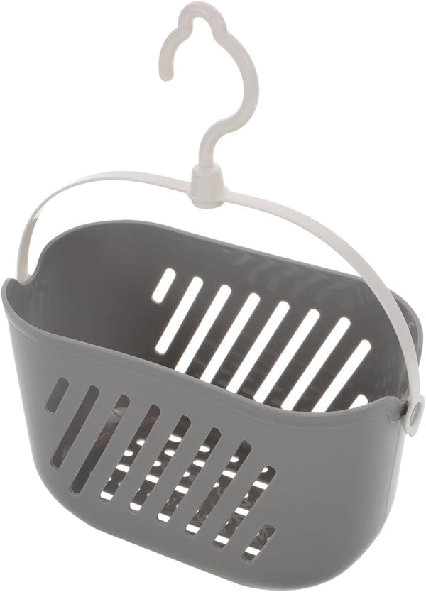 Hanging Shower Basket with Hook 8.26 X 5.51 X 5.11 Inch Plastic Bathroom Organizer for Toiletries and Cleaning Supplies Space-Saving Hanging Shower Caddy1