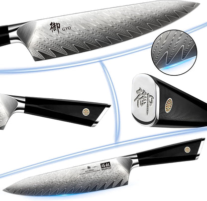 Damascus Chef Knife 8 Inch, 67-Layer High Carbon Steel5
