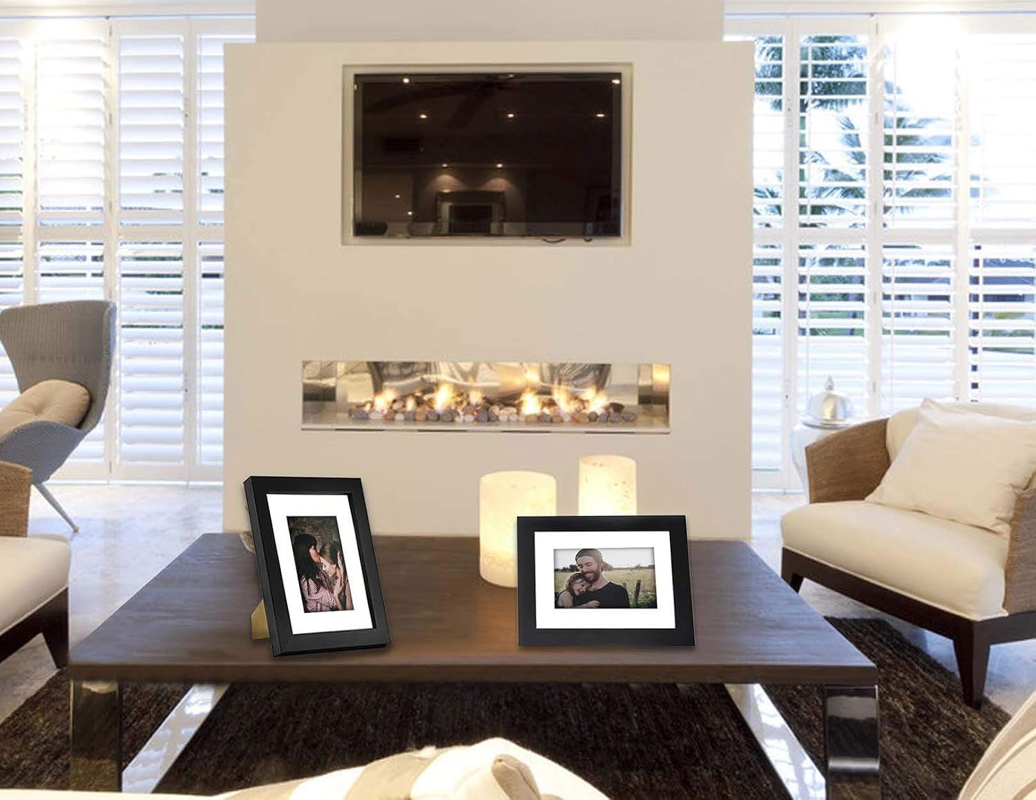 5x7-black-picture-frames-natural-solid-wood-environmental-paint-photo-frame-for-table-or-wall-decorate-4-pack