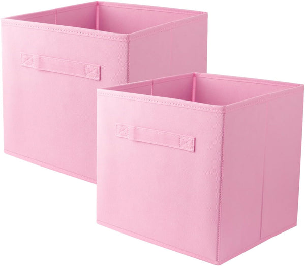 10.5" Collapsible Storage Cubes, Fabric Foldable Storage Bins with Handles1
