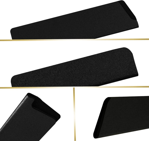 Knife Case Set Universal Knife Edge Guards for 5'' Santoku Deba Chef Knife Sheath Sleeve ABS Knife Cover Case Blade Protectors for Japanese Style Knife(Knives Not Included)5