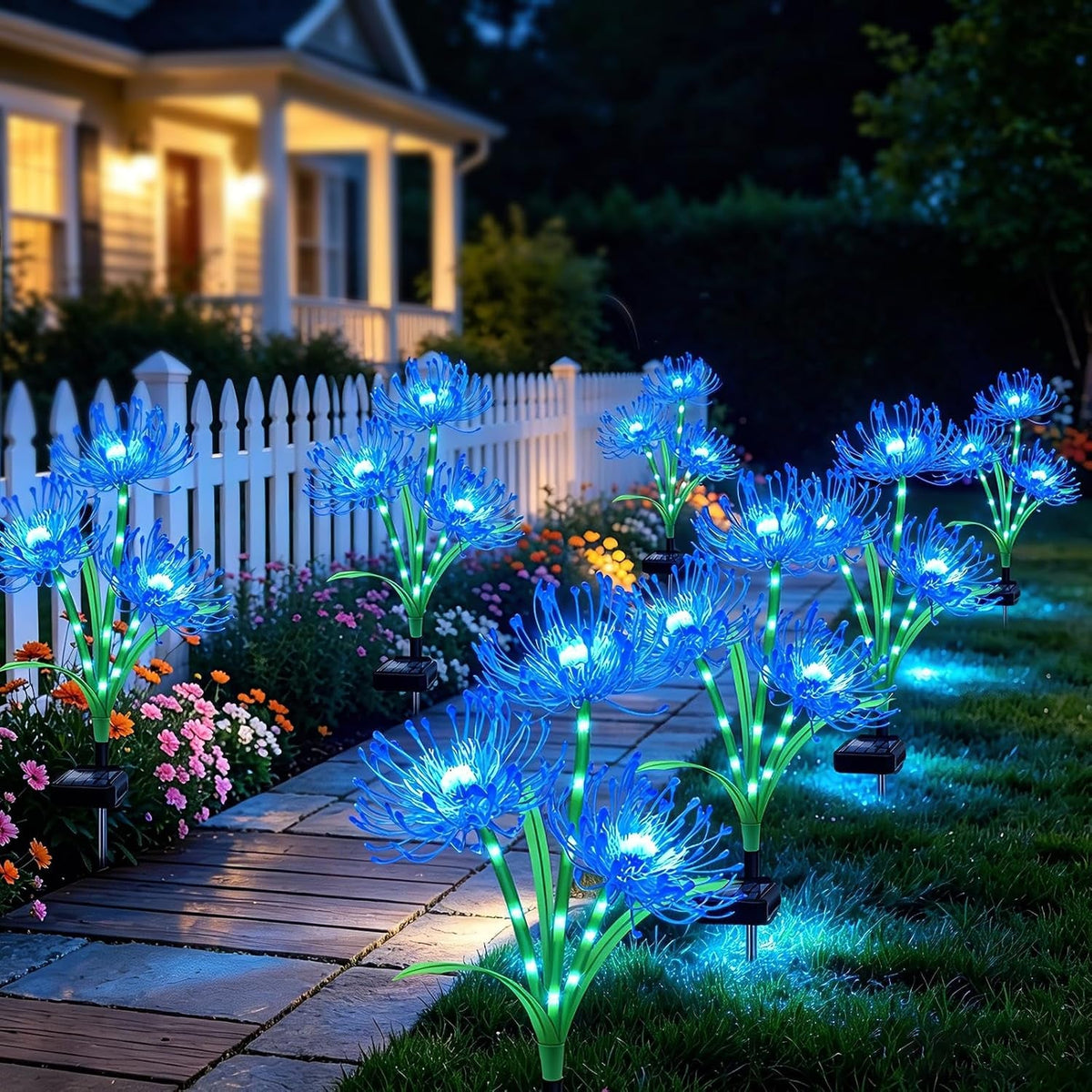 solar-lights-outdoor-8-pack-blue-spider-lily-garden-flower-lights
