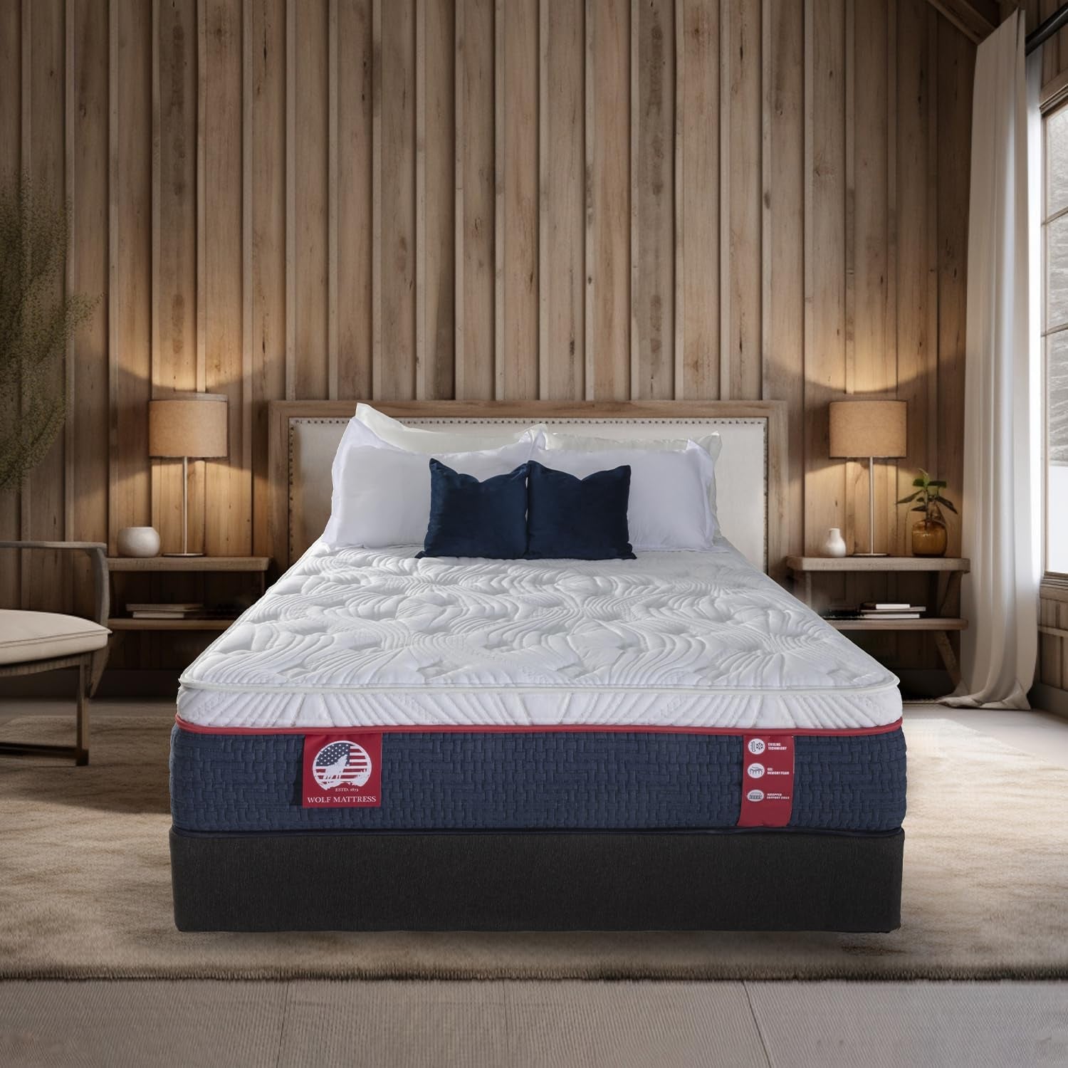 king-mattress-14-inch-elite-plush-pillow-top-memory-foam-hybrid-mattress-with-9-layers-individually-wrapped-coil-cooling-design-101-night-trial-have-the-right-level-of-comfort-and-support