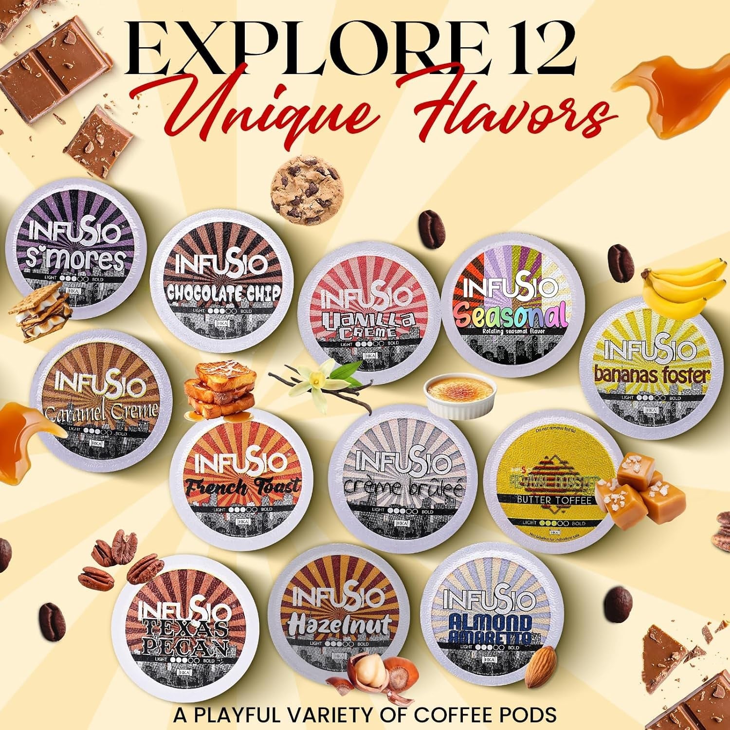 coffee-pods-variety-pack-96-count-12-flavors-hazelnut-smores-french-toast-bananas-foster-creme-brulee-no-sweeteners-low-acid-keurig-compatible
