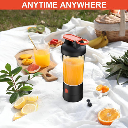 Portable Blender, 25Oz Personal Blender for Smoothies and Shakes with 6 Blades, USB C Rechargeable Mini Personal Size Blenders,Fruit Juice Mixer for Home/Office/Travel/Gym (Black)9
