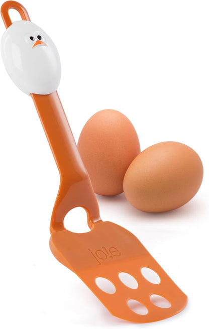 Lil' Flip Egg Spatula, Slotted and Compact Turner, Multi-Use Flipper for Any Food from Burgers to Pancakes, Durable Nylon, Heat Resistant up to 400 Degrees1