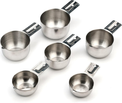 Stainless Steel Measuring Cups Set (6 Piece Set)2