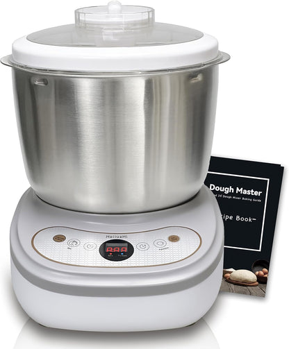 Dough Maker with Ferment Function 7.4Qt Large Capacity Dough Mixer,Commercial& Household Bread Mixer Forpizza, Noodles, Bread,Sourdough Kneading Machine with Stainless Steel Bow, Face-Up Touch Panel1