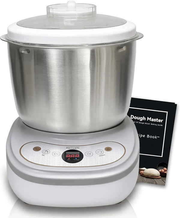 Dough Maker with Ferment Function 7.4Qt Large Capacity Dough Mixer,Commercial& Household Bread Mixer Forpizza, Noodles, Bread,Sourdough Kneading Machine with Stainless Steel Bow, Face-Up Touch Panel1