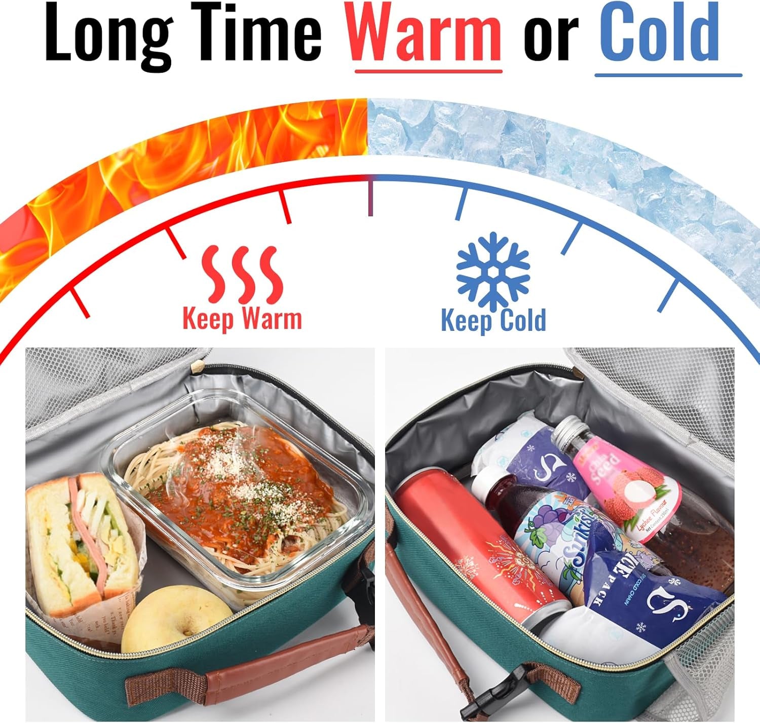 lunch-box-for-kids-boys-insulated-small-lunchbox-reusable-zip-closure-buckle-handle-portable-cooler-for-work-school-travel-lake-green