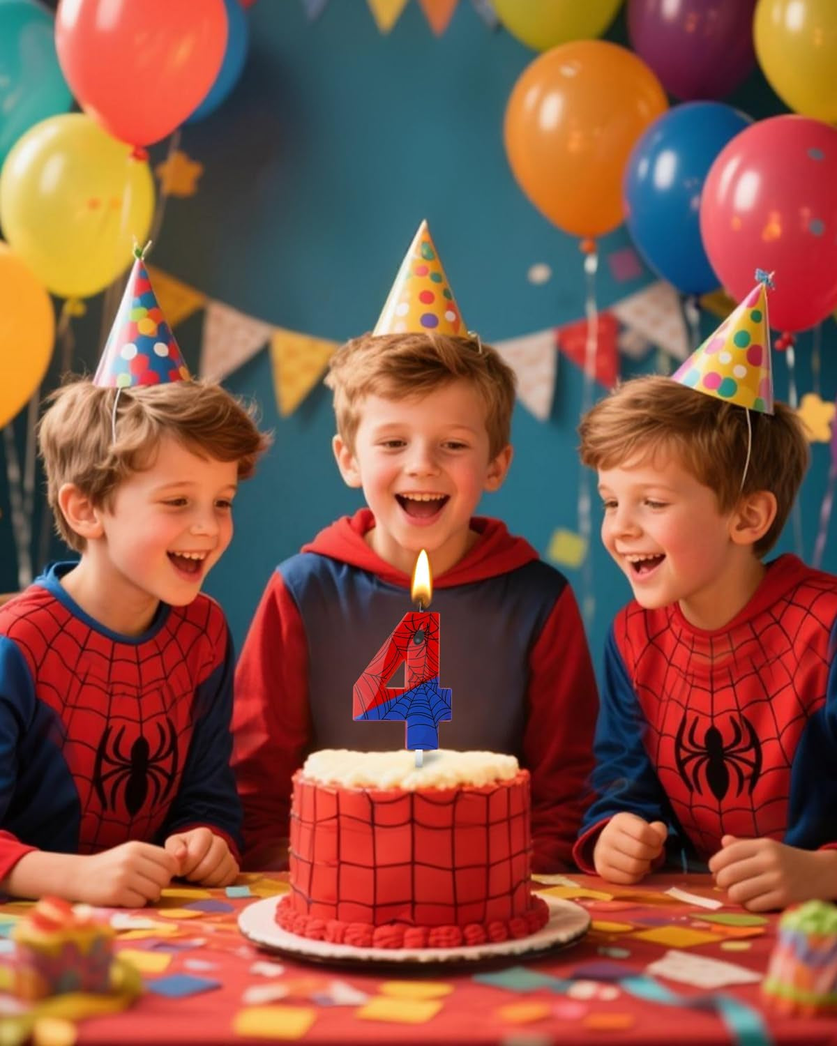 number-4-spider-themed-birthday-candle-2-68-inch-red-blue-spider-birthday-candles-number-candles-birthday-cake-toppers-web-candles-for-boy-girl-spider-party-decoration-supplies-halloween-party