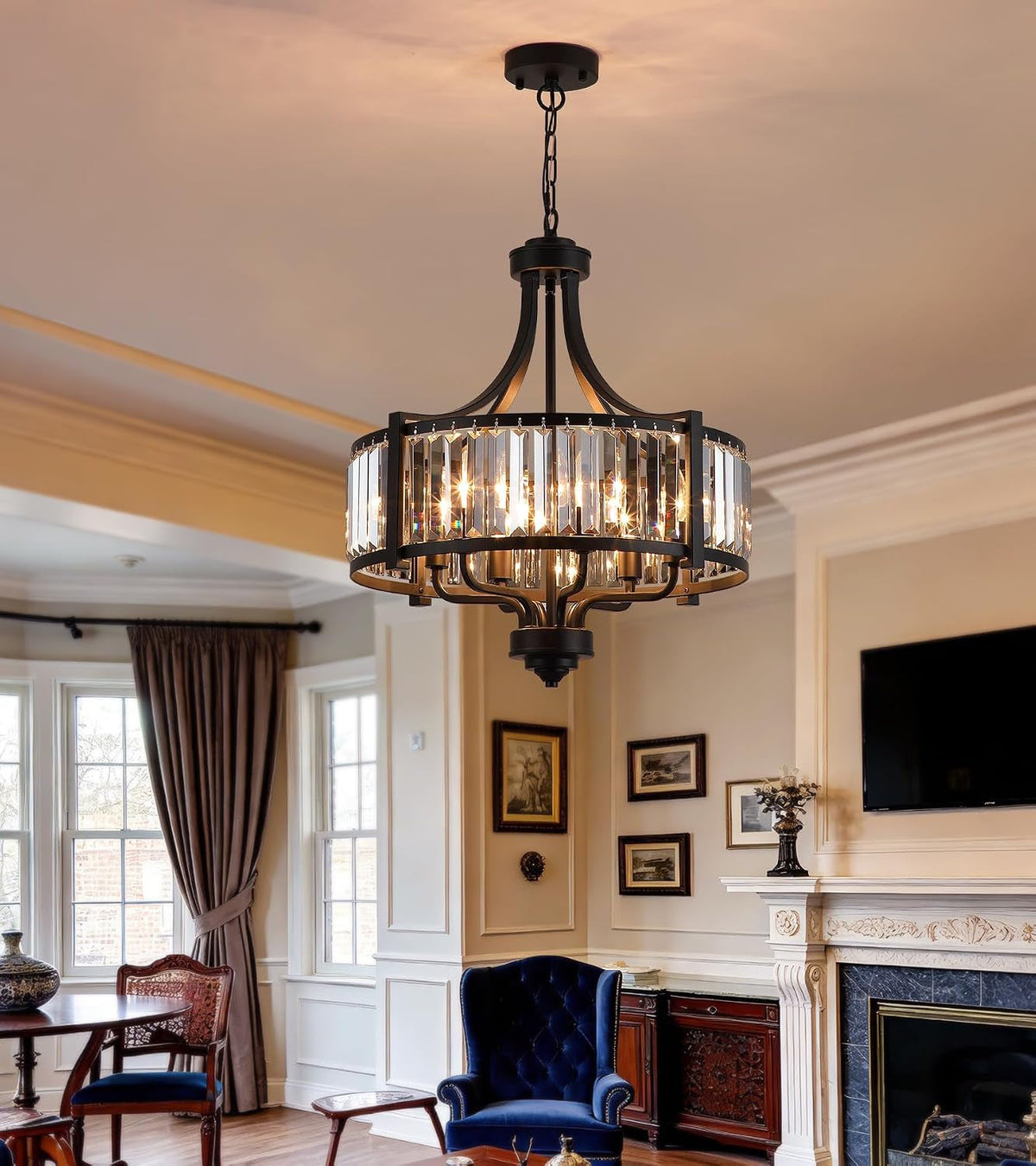 modern-crystal-chandeliers-entryway-black-crystal-chandelier-for-dining-room-6-light-farmhouse-pendant-hanging-light-fixture-for-living-room-foyer-kitchen-island-conical-20in