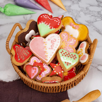 Heart Cookie Cutter Set,  5 Pieces Stainless Steel Small Biscuit Cutters Heart Shaped Mold for Kids Holiday Birthday Party6
