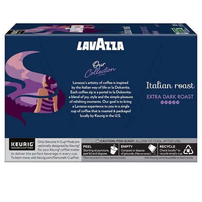 Lavazza Italian Roast, Keurig Single Serve K-Cup Pods, 60Ct (6 Packs of 10)14