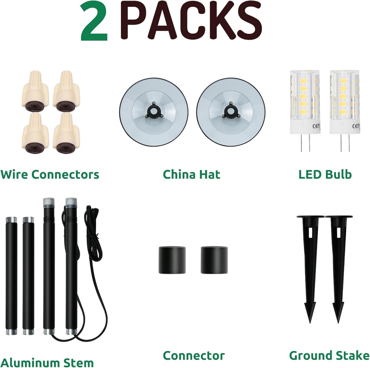 ®-4w-landscape-lighting-12v-landscape-lights-low-voltage-landscape-path-lights-warm-white-waterproof-outdoor-replaceable-g4-led-bulb-for-garden-pathway-lawn-yard-black-2-pack