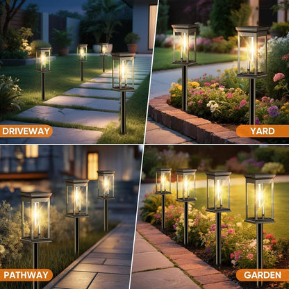 Solar Pathway Lights Outdoor Waterproof – 8 Pack Bright Solar Powered Garden Lights with Auto On/Off, IP65 LED Landscape Lighting for Walkway Patio Lawn Yard Decor6