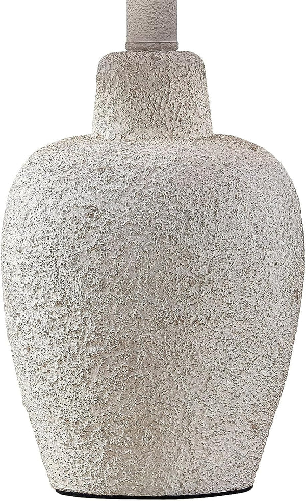 Table Lamps for Bedroom Set of 2 Farmhouse Table Lamps for Living Room 21" Rustic Cottage Jar-Shaped Bedside Lamp for Nightstand with Natural Beige Finish,Bulbs Not Included5