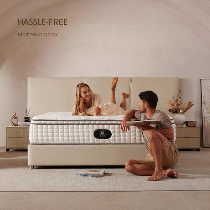 Twin Mattress,10 Inch Cooling Gel Memory Foam Mattress,Cool Sleep,Pressure Relief with Medium Firm Support,Improves Sleep,Certipur-Us Certified for Materials,No Fiberglass,Mattress in a Box7