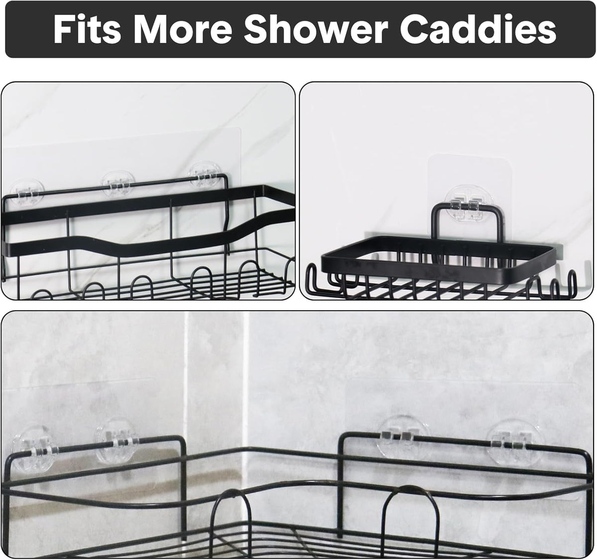 14-pack-shower-caddy-adhesive-replacement-strong-adhesive-hooks-waterproof-shower-adhesive-strips-no-drilling-for-bathroom-storage-shelves-and-kitchen-racks
