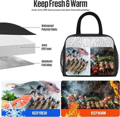 Lunch Bag&Box Women/Men Insulated&Reusable6