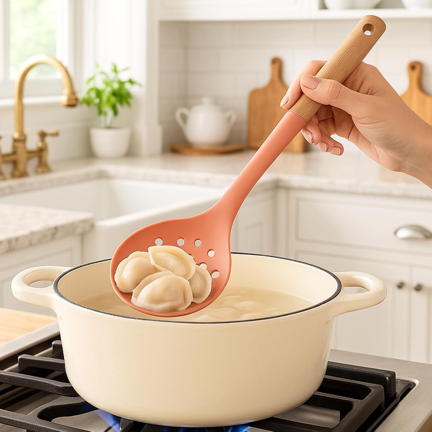 5pc-beech-wood-and-silicone-kitchen-utensils-set-meal-prep-cooking-baking-supplies-home-essentials-coral-peach