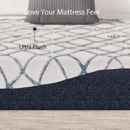 Signature Design by Ashley 12 Inch Chime Elite 2.0 Plush Green Tea Memory Foam Mattress for Cool Sleep and Pressure Relief, Full, Fiberglass-Free, Mattress in a Box7