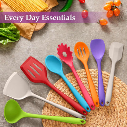 Colorful Kitchen Cooking Utensils Set, 8Pcs Silicone Utensils Set3