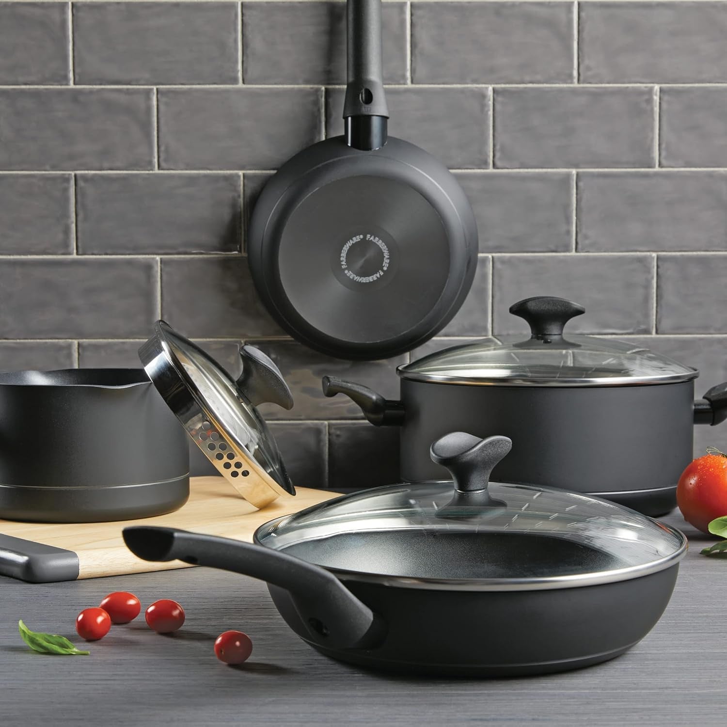 power-base-nonstick-cookware-pots-and-pan-set-12-piece-matte-black