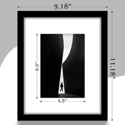 8X10 Picture Frame Sef of 10, for Wall Gallery Decor, Black4
