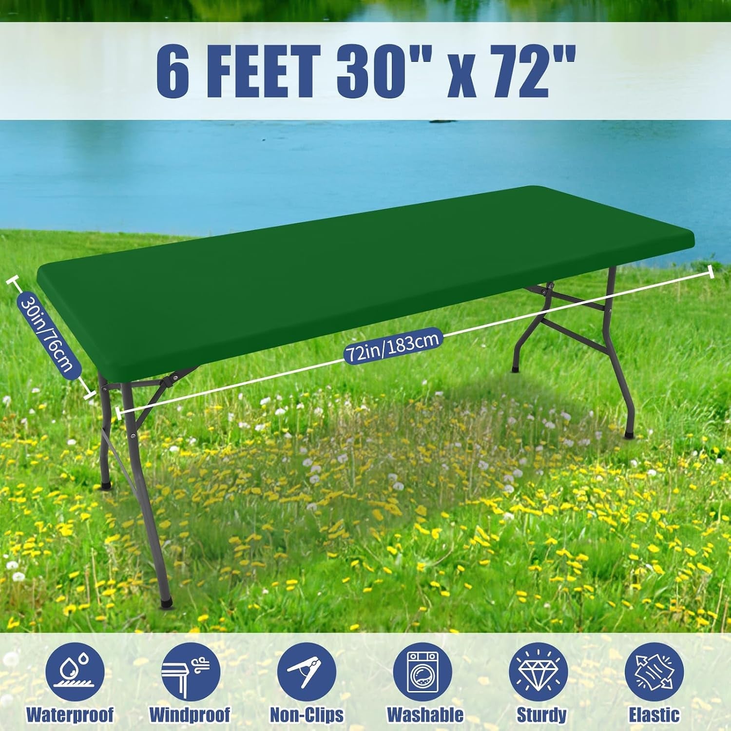 2-pack-rectangle-spandex-fitted-table-cloth-6ft-elastic-tablecloth-washable-picnic-table-cover-stretch-waterproof-table-cloths-for-party-patio-dining-kitchen-30-x-72-emerald-green